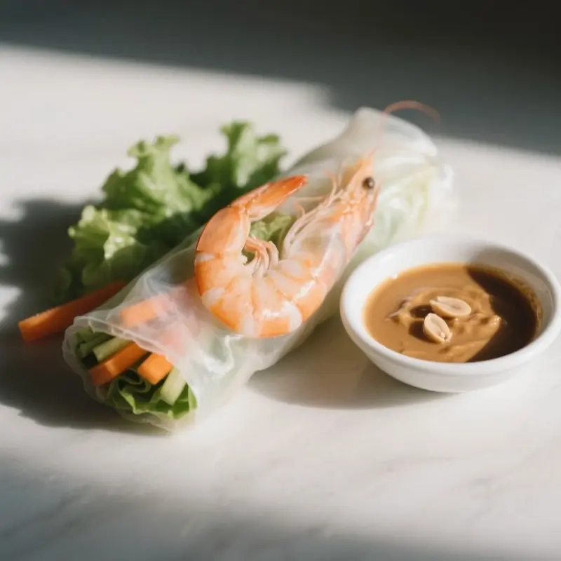 越南特色米紙蝦春卷