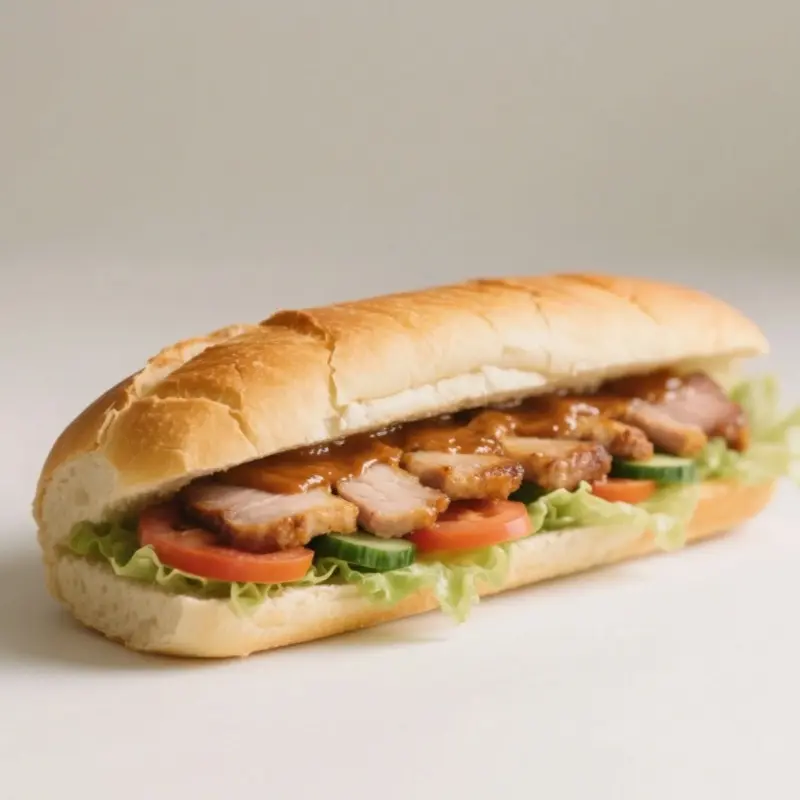 越南特色豬扒法包